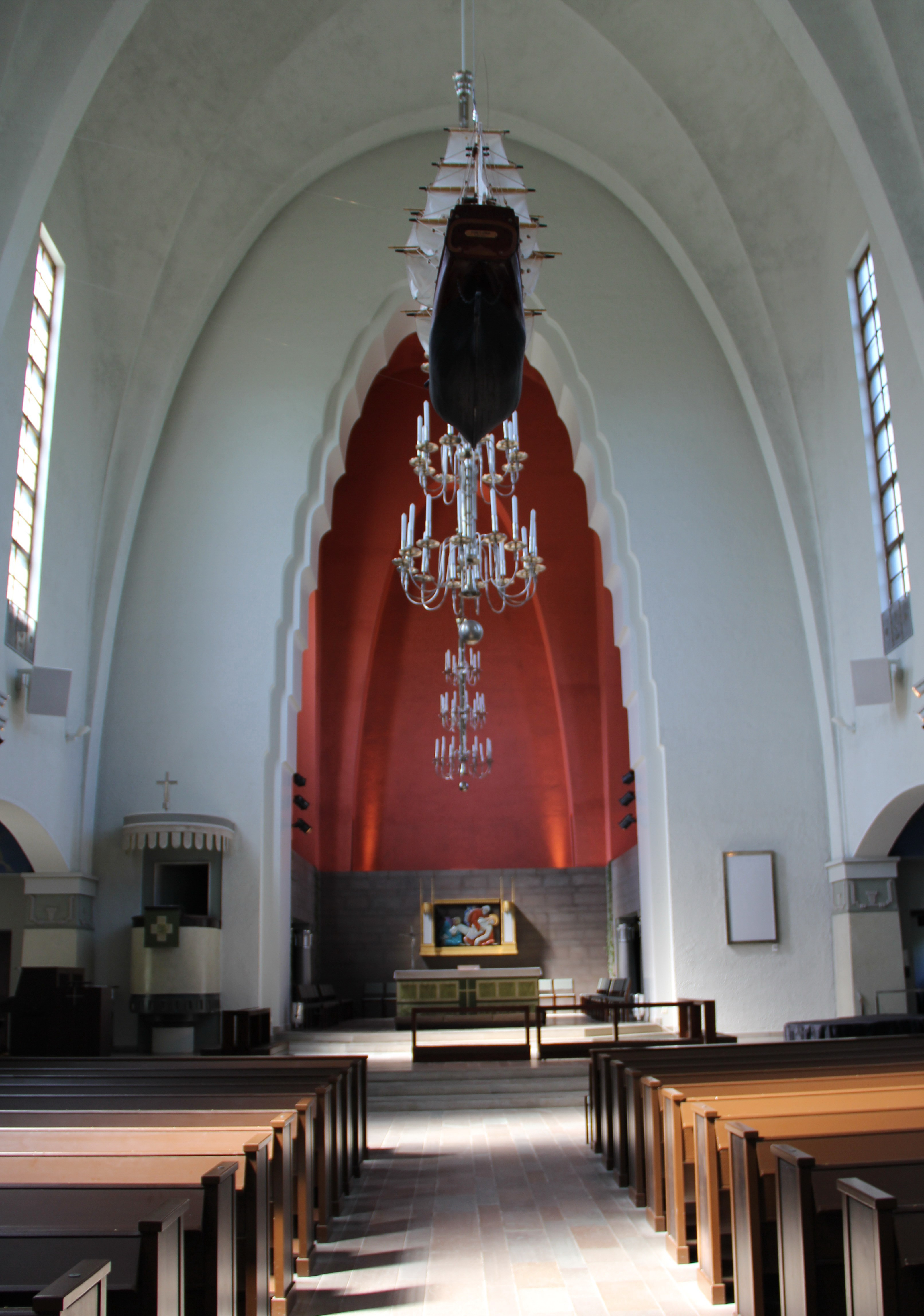 Inside Mikael Agricola Church