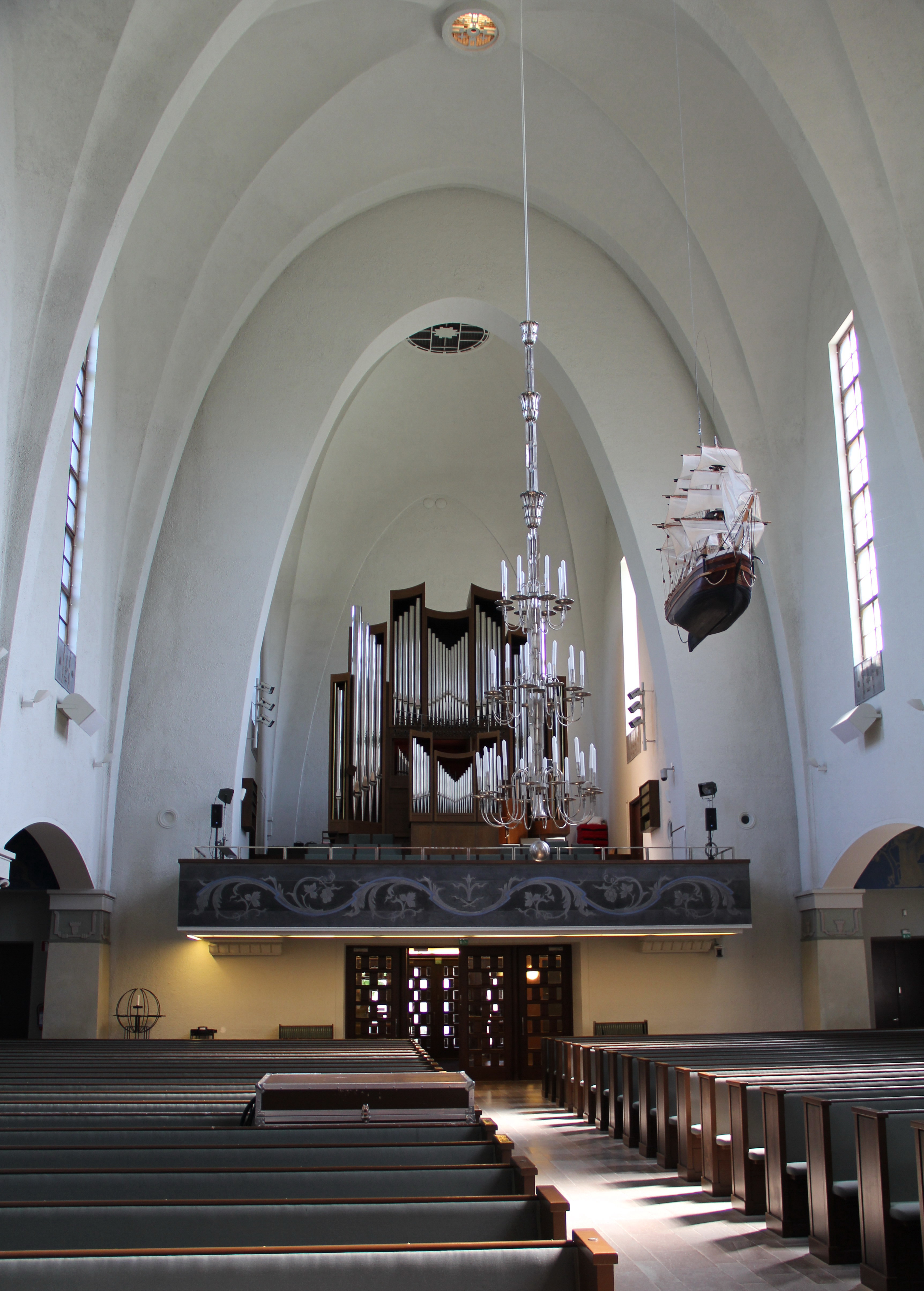 The organ at Mikael Agricola Church